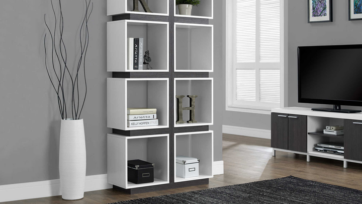 RD Home Modern Cubicle Bookcase for Office