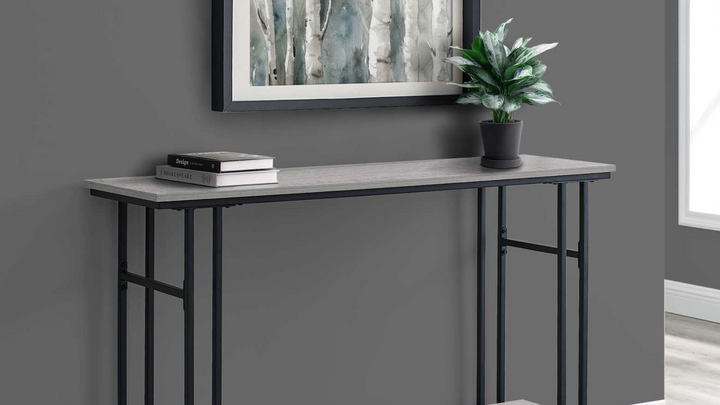 RD Home Industrial Console Table for Entryway