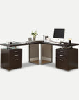 Homeroots Office Lilly Desk with Drawers