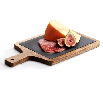 Giftcraft Home Essentials & Goods Jasper Wood Slate Cheese Board - Small