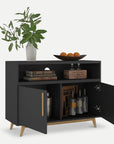 Homeroots Kitchen & Dining Ava 2-Door Storage Cabinet