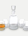 Homeroots Kitchen & Dining Henry 5-Piece Crystal Decanter and Glassware