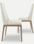 Homeroots Kitchen & Dining Lux Set-of-Two Natural Oak Dining Chairs