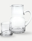 Homeroots Kitchen & Dining Serenity Crystal Pitcher and 2-Piece Glassware Set