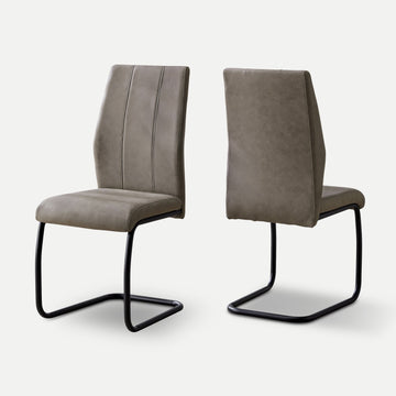 Homeroots Kitchen & Dining Simon Set-of-Two Contemporary Dining Chairs