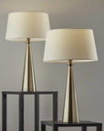 Homeroots Lighting Kyla Set-of-2 Feminine-Chic Table Lamp