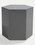 Homeroots Living Room Oliver High-Gloss Hexagon Accent Table