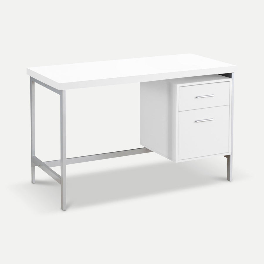 Homeroots Office Francesco Writing Desk with Storage Drawers