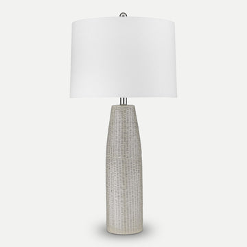 Homeroots Outdoor Madison Polished Nickel Table Lamp