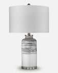 Homeroots Outdoor Piper Polished Nickel Table Lamp