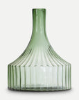 Melrose Home Goods & Essentials Nimbus 7.75" X 10" Green Glass Vase
