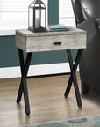 Monarch Living Room Winston Rectangle End Table With Drawer
