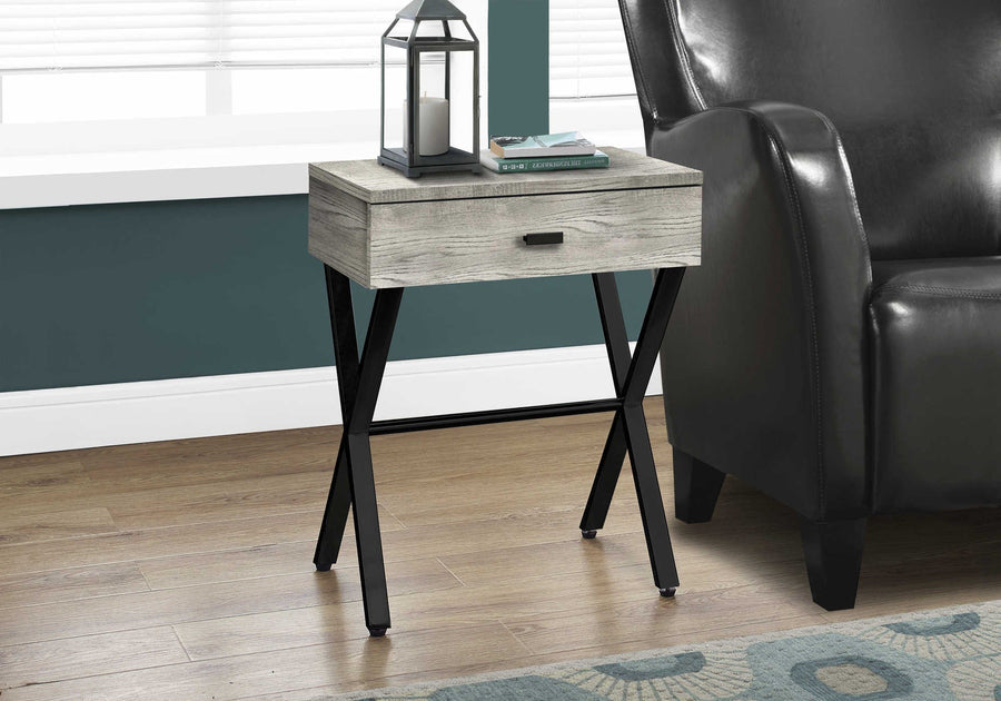 Monarch Living Room Winston Rectangle End Table With Drawer