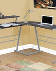 Monarch Office Casey L-Shaped Multi-Tier Desk