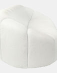 Sagebrook Accent Chair Saffron 3-Seater White Upholstery Bolster Sofa